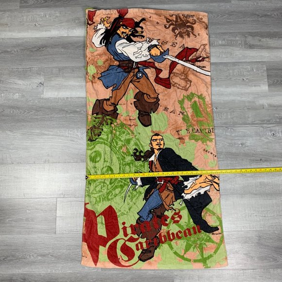3/$25 Official Pirates of the Caribbean Towel Backpack - Picture 8 of 10